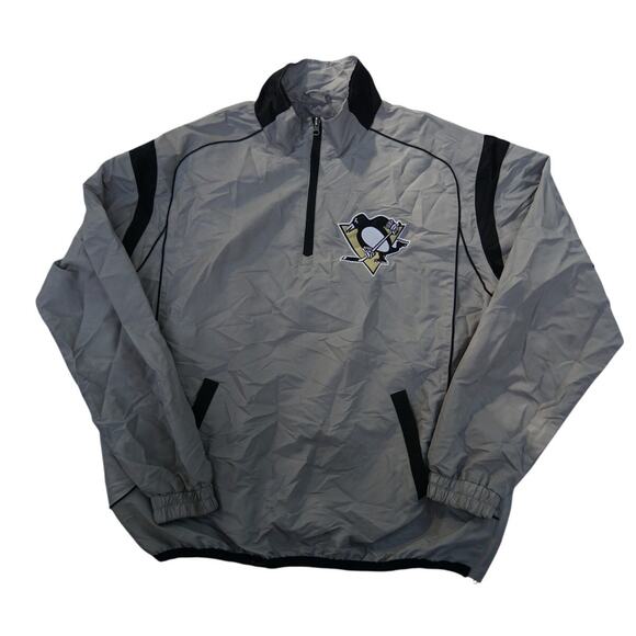 Pittsburgh Penguins Jacket Mens XL Carl Banks G-III Windbreaker - Picture 1 of 7